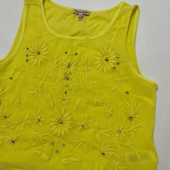 Juicy Couture - lace embroidered bling crop - size XS - Picture 4 of 8